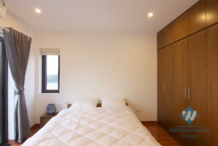 Brand new two bedrooms apartment for rent in Nghi Tam village, Tay Ho, Ha Noi